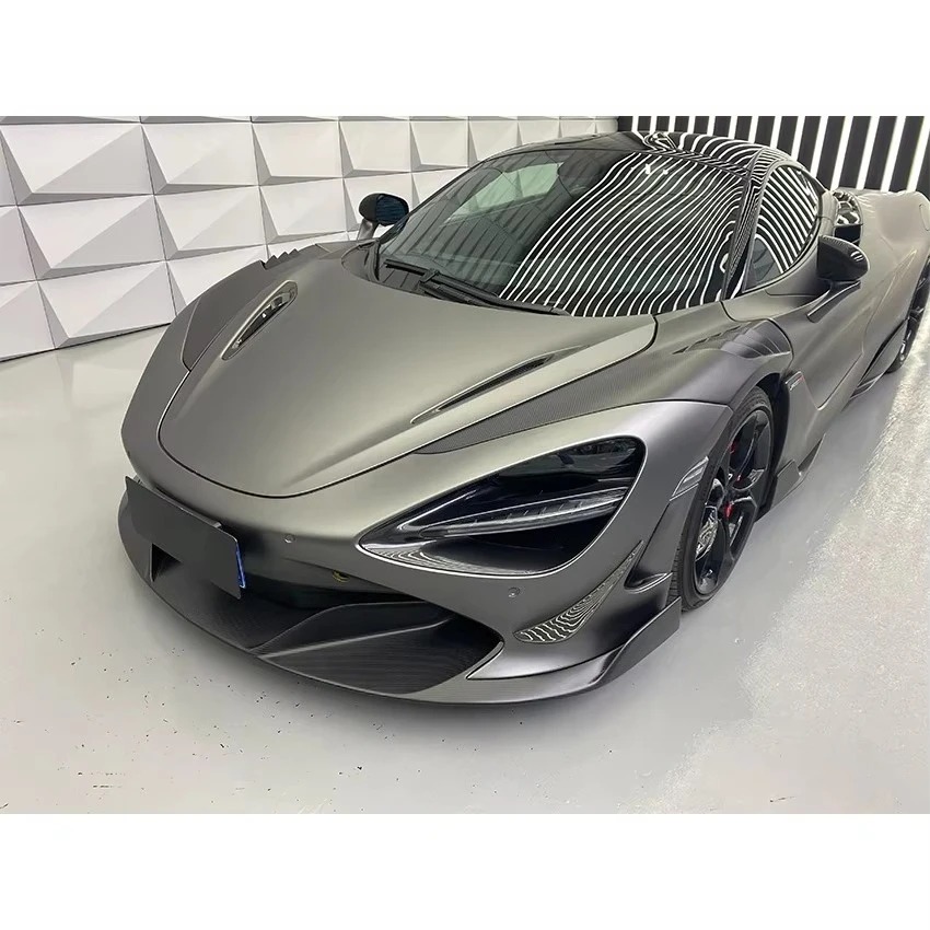 Facelift Kit R Style Dry Carbon Fiber Body Kit For  720s Kit 2017-2019 With Front Lip Side Skirts Rear Wing Diffuser